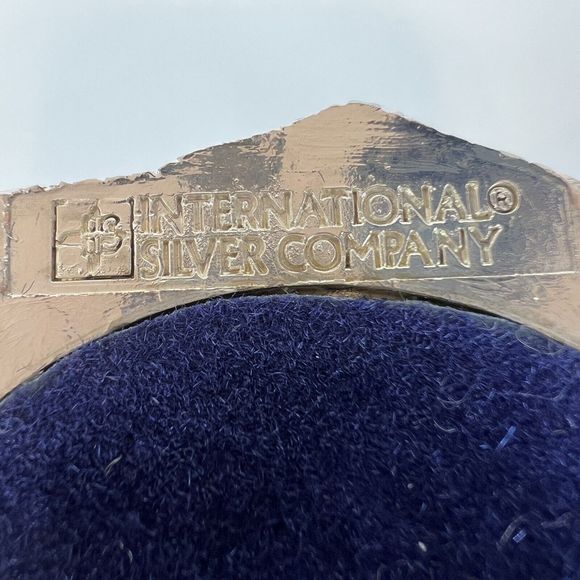 International Silver Co Angel Candle Holders Vtg Set /2 Christmas Centerpiece - Picture 7 of 15